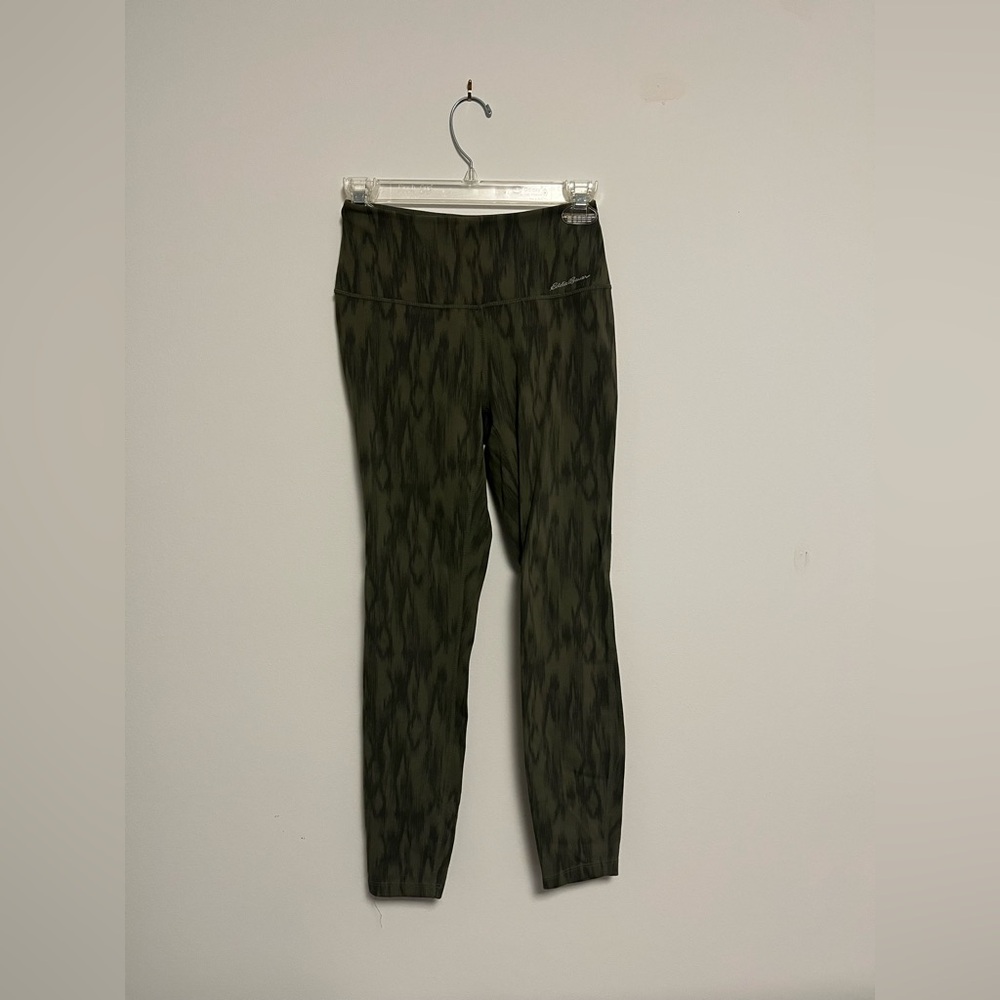 Eddie Bauer - Buttery Soft Green Patterned Leggings